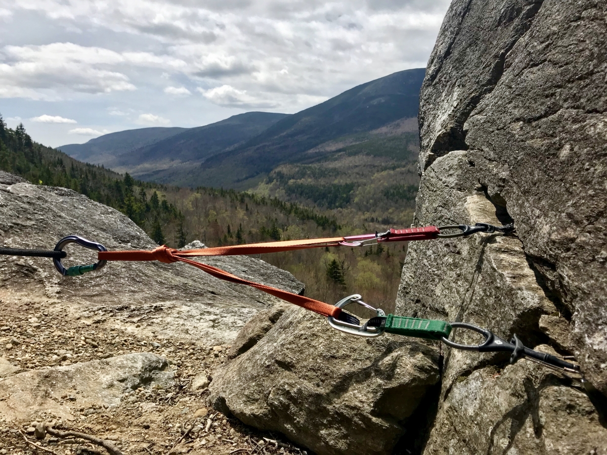 Top-Rope Anchor Construction - Cathedral Mountain Guides